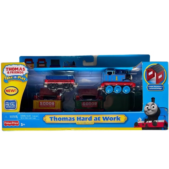 NEW WITH TAGS! Take -n-Play Thomas & Friends ~ Thomas Hard at Work RARE! - Picture 1 of 4
